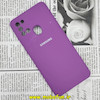 قاب گوشی Galaxy A21S سامسونگ سیلیکونی اورجینال سورا SORA پاک کنی درجه یک زیربسته محافظ لنز دار بنفش کد 563
