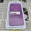 قاب گوشی Galaxy A30S - Galaxy A50S - Galaxy A50 سامسونگ سیلیکونی اورجینال سورا SORA پاک کنی درجه یک زیربسته محافظ لنز دار بنفش کد 705