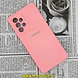قاب گوشی Galaxy A53 5G سامسونگ سیلیکونی اورجینال سورا SORA پاک کنی درجه یک زیربسته محافظ لنز دار گلبهی کد 329