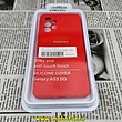قاب گوشی Galaxy A53 5G سامسونگ سیلیکونی اورجینال سورا SORA پاک کنی درجه یک زیربسته محافظ لنز دار قرمز کد 330
