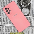 قاب گوشی Galaxy A73 5G سامسونگ سیلیکونی اورجینال سورا SORA پاک کنی درجه یک زیربسته محافظ لنز دار گلبهی کد 269