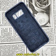 قاب گوشی Galaxy S8 سامسونگ سیلیکونی اورجینال سورا SORA پاک کنی درجه یک زیربسته سرمه ای کد 76