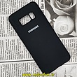 قاب گوشی Galaxy S8 سامسونگ سیلیکونی اورجینال سورا SORA پاک کنی درجه یک زیربسته مشکی کد 79