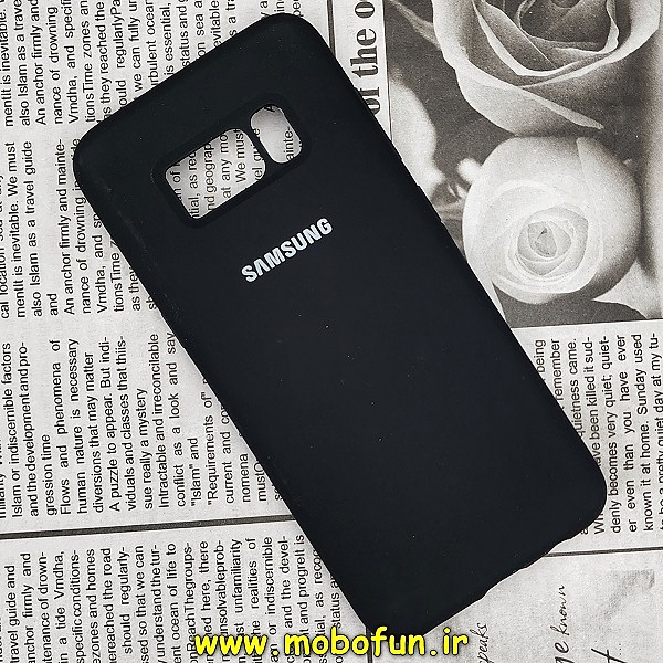 قاب گوشی Galaxy S8 سامسونگ سیلیکونی اورجینال سورا SORA پاک کنی درجه یک زیربسته مشکی کد 79