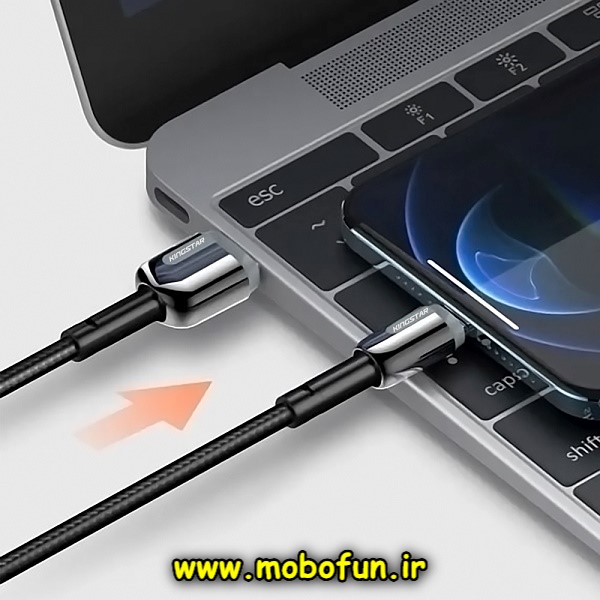 مشخصات و خرید کابل شارژ USB به Lightning لایتنینگ کینگ استار KingStar مدل K42 i طول 1 متر ، خرید کابل شارژ USB به Lightning لایتنینگ کینگ استار KingStar مدل K42 i طول 1 متر از فروشگاه موبوفان ، قیمت کابل شارژ USB به Lightning لایتنینگ کینگ استار KingStar مدل K42 i طول 1 متر