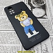 قاب گوشی Xiaomi Poco X4 Pro 5G شیائومی سیلیکونی ژله ای طرح خرسی تدی Tedi محافظ لنز دار مشکی کد 333