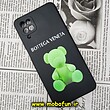 قاب گوشی Galaxy A12 - Galaxy M12 - Galaxy F12 سامسونگ سیلیکونی ژله ای طرح خرسی تدی Tedi مشکی کد 916