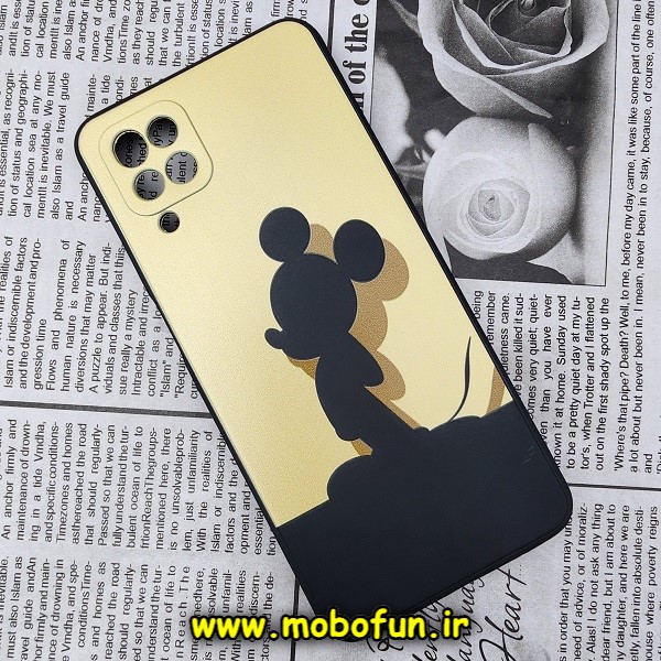قاب گوشی Galaxy A12 - Galaxy M12 - Galaxy F12 سامسونگ سیلیکونی ژله ای طرح میکی موس مشکی کد 919