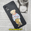 قاب گوشی Galaxy A31 سامسونگ سیلیکونی ژله ای محافظ لنز دار طرح خرسی تدی Tedi مشکی کد 452