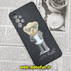 قاب گوشی Galaxy A33 5G سامسونگ سیلیکونی ژله ای محافظ لنز دار طرح خرسی تدی Tedi مشکی کد 273