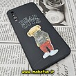 قاب گوشی Galaxy A30S - Galaxy A50S - Galaxy A50 سامسونگ سیلیکونی ژله ای محافظ لنز دار طرح خرسی تدی Tedi مشکی کد 712