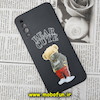 قاب گوشی Galaxy A30S - Galaxy A50S - Galaxy A50 سامسونگ سیلیکونی ژله ای محافظ لنز دار طرح خرسی تدی Tedi مشکی کد 712