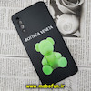 قاب گوشی Galaxy A30S - Galaxy A50S - Galaxy A50 سامسونگ سیلیکونی ژله ای محافظ لنز دار طرح خرسی تدی Tedi مشکی کد 713