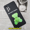 قاب گوشی Galaxy A53 5G سامسونگ سیلیکونی ژله ای محافظ لنز دار طرح خرسی تدی Tedi مشکی کد 344