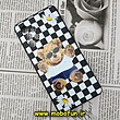 قاب گوشی Galaxy A53 5G سامسونگ سیلیکونی ژله ای محافظ لنز دار طرح خرسی تدی Tedi مشکی کد 345
