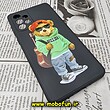 قاب گوشی Galaxy A73 5G سامسونگ سیلیکونی ژله ای محافظ لنز دار طرح خرسی تدی Tedi مشکی کد 278
