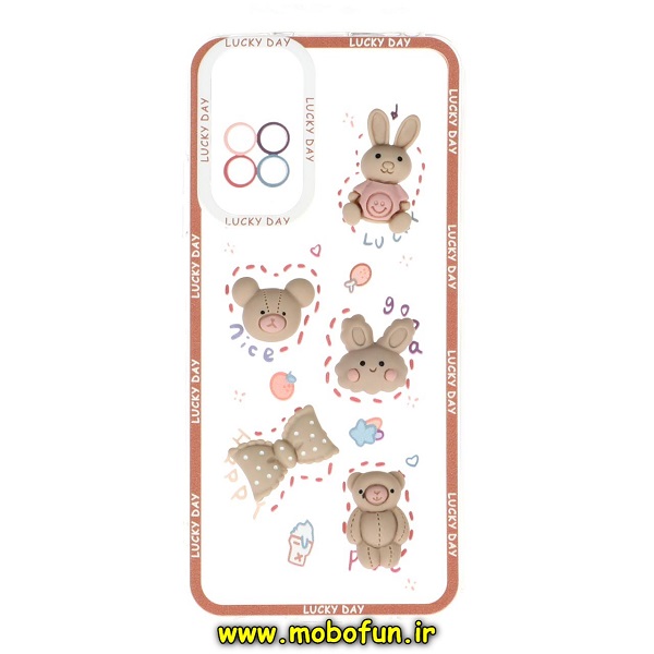 قاب گوشی Xiaomi Redmi Note 11 Pro 4G Global - Redmi Note 11 Pro 5G Global شیائومی طرح عروسکی سه بعدی شفاف TPU محافظ لنز دار کد 270