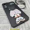 قاب گوشی Galaxy S21 FE سامسونگ طرح سیلیکونی ژله ای سه بعدی برجسته FRENCH BULLDOG محافظ لنز دار مشکی کد 279