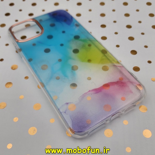 قاب گوشی iPhone 11 Pro Max آیفون آبرنگی اکلیلی طلقی شیشه ای اورجینال DIKEX شفاف کد 442