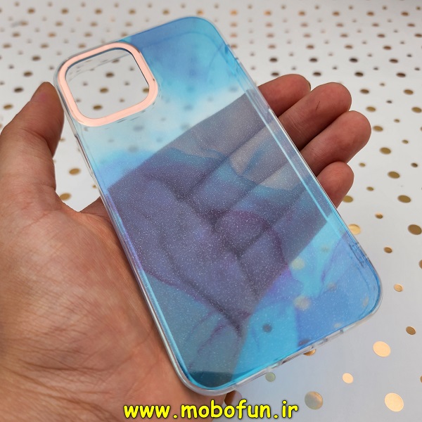 قاب گوشی iPhone 12 - iPhone 12 Pro آیفون آبرنگی اکلیلی طلقی شیشه ای اورجینال DIKEX شفاف کد 686