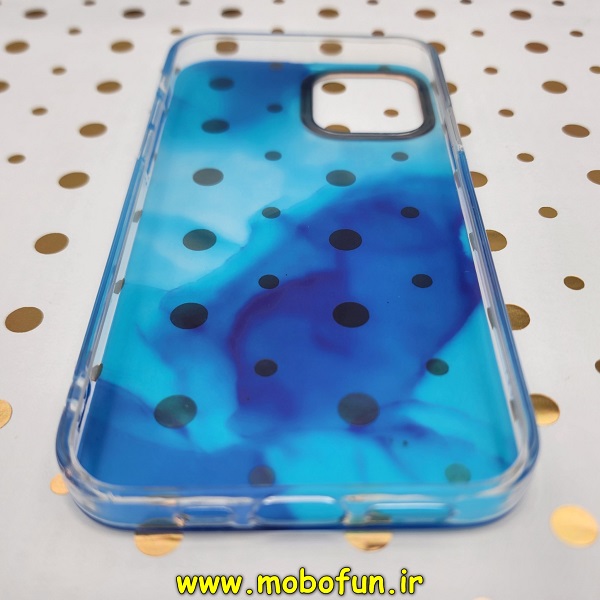 قاب گوشی iPhone 12 - iPhone 12 Pro آیفون آبرنگی اکلیلی طلقی شیشه ای اورجینال DIKEX شفاف کد 686