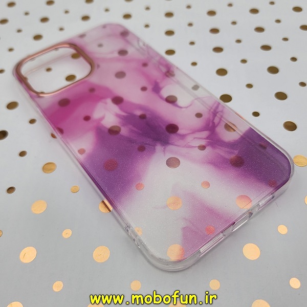قاب گوشی iPhone 13 Pro آیفون آبرنگی اکلیلی طلقی شیشه ای اورجینال DIKEX شفاف کد 272