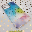 قاب گوشی iPhone 13 Pro آیفون آبرنگی اکلیلی طلقی شیشه ای اورجینال DIKEX شفاف کد 273