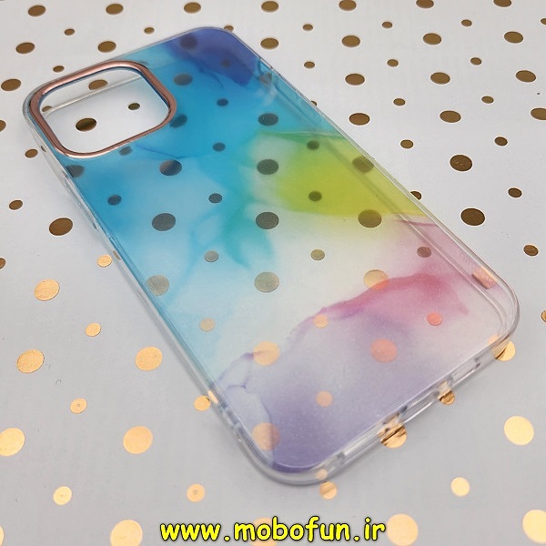 قاب گوشی iPhone 13 Pro آیفون آبرنگی اکلیلی طلقی شیشه ای اورجینال DIKEX شفاف کد 273