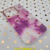 قاب گوشی iPhone 14 Pro آیفون آبرنگی اکلیلی طلقی شیشه ای اورجینال DIKEX شفاف کد 73