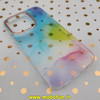 قاب گوشی iPhone 14 Pro آیفون آبرنگی اکلیلی طلقی شیشه ای اورجینال DIKEX شفاف کد 74