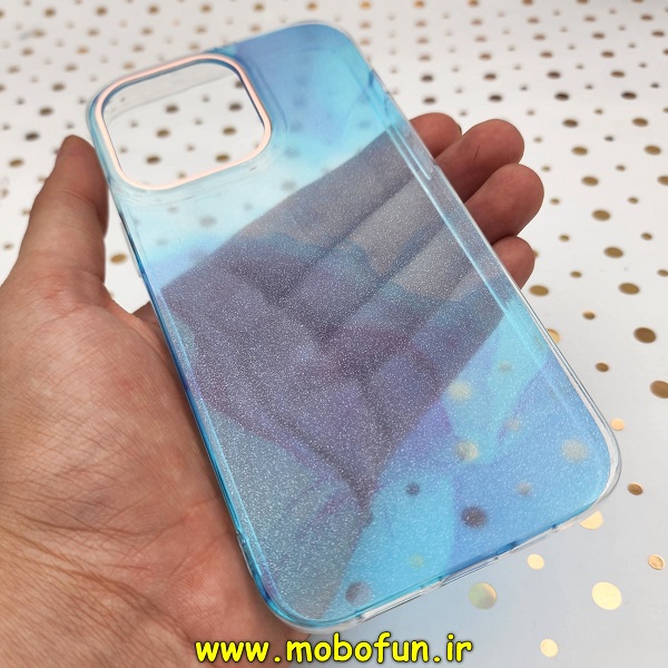 قاب گوشی iPhone 14 Pro Max آیفون آبرنگی اکلیلی طلقی شیشه ای اورجینال DIKEX شفاف کد 102