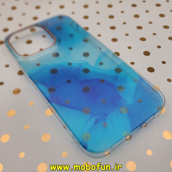 قاب گوشی iPhone 14 Pro Max آیفون آبرنگی اکلیلی طلقی شیشه ای اورجینال DIKEX شفاف کد 102