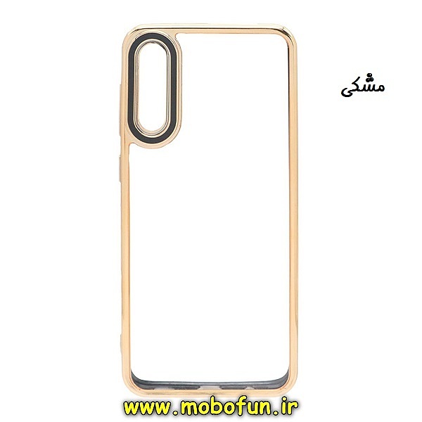 قاب گوشی Galaxy A30S - Galaxy A50S - Galaxy A50 سامسونگ طرح الکتروپلیتینگ شیشه ای طلقی شفاف اورجینال یونیک کیس Unique Case مشکی کد 754