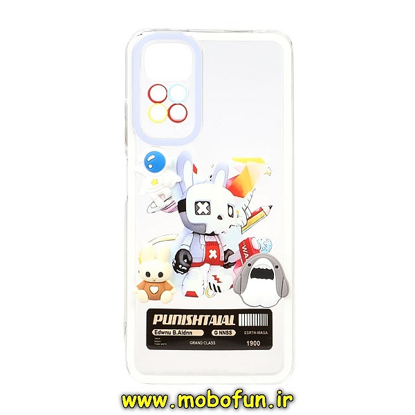قاب گوشی Redmi Note 11 4G - Redmi Note 11S شیائومی طرح عروسکی سه بعدی شفاف TPU محافظ لنز دار کد 439