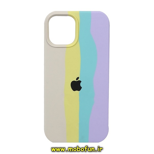 قاب گوشی iPhone 13 Pro Max آیفون سیلیکونی اورجینال رنگین کمانی پاک کنی درجه یک زیربسته کد 396
