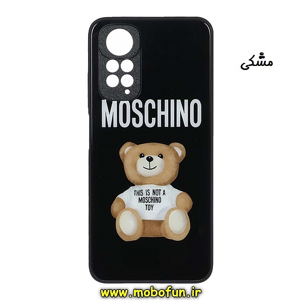 قاب گوشی Redmi Note 11 4G - Redmi Note 11S شیائومی پشت گلس شیشه ای محافظ لنزدار مشکی کد 477
