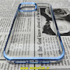 قاب گوشی iPhone 12 Pro Max آیفون طرح پشت طلق شیشه ای شفاف اورجینال برند CASE MATE آبی کد 154