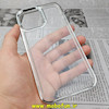 قاب گوشی iPhone 13 Pro آیفون طرح پشت طلق شیشه ای شفاف اورجینال برند CASE MATE نقره ای کد 307
