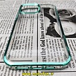 قاب گوشی iPhone 13 Pro آیفون طرح پشت طلق شیشه ای شفاف اورجینال برند CASE MATE سبز  روشن کد 309