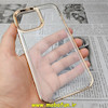قاب گوشی iPhone 13 Pro آیفون طرح پشت طلق شیشه ای شفاف اورجینال برند CASE MATE طلایی کد 310