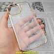 قاب گوشی iPhone 13 Pro آیفون طرح پشت طلق شیشه ای شفاف اورجینال برند CASE MATE طلایی کد 310