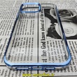 قاب گوشی iPhone 13 Pro آیفون طرح پشت طلق شیشه ای شفاف اورجینال برند CASE MATE آبی کد 311
