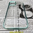 قاب گوشی iPhone 14 آیفون طرح پشت طلق شیشه ای شفاف اورجینال برند CASE MATE سبز روشن کد 47