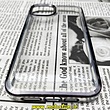 قاب گوشی iPhone 14 آیفون طرح پشت طلق شیشه ای شفاف اورجینال برند CASE MATE مشکی کد 52