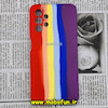 قاب گوشی Galaxy A13 4G سامسونگ سیلیکونی اورجینال سورا SORA پاک کنی رنگین کمانی آبرنگی درجه یک زیربسته محافظ لنز دار کد 420