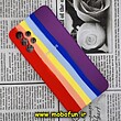قاب گوشی Galaxy A32 4G سامسونگ سیلیکونی اورجینال سورا SORA پاک کنی رنگین کمانی آبرنگی درجه یک زیربسته محافظ لنز دار کد 605