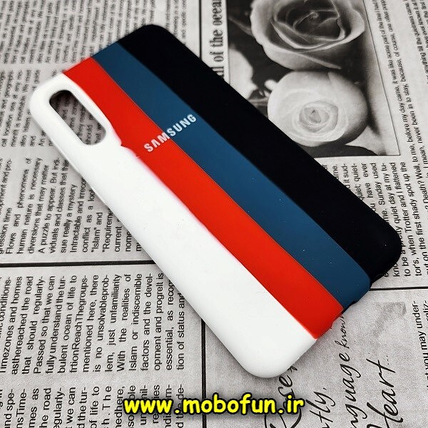 قاب گوشی Galaxy A30S - Galaxy A50 - Galaxy A50S سامسونگ سیلیکونی اورجینال سورا SORA پاک کنی رنگین کمانی آبرنگی درجه یک زیربسته محافظ لنز دار کد 779