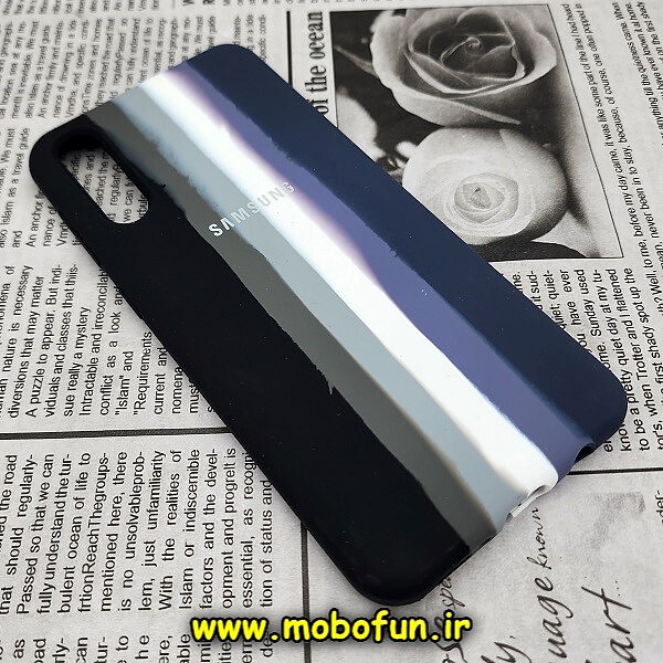 قاب گوشی Galaxy A30S - Galaxy A50 - Galaxy A50S سامسونگ سیلیکونی اورجینال سورا SORA پاک کنی رنگین کمانی آبرنگی درجه یک زیربسته محافظ لنز دار کد 780