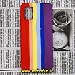 قاب گوشی Galaxy A51 سامسونگ سیلیکونی اورجینال سورا SORA پاک کنی رنگین کمانی آبرنگی درجه یک زیربسته محافظ لنز دار کد 677