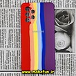 قاب گوشی Galaxy A52 4G - Galaxy A52 5G - Galaxy A52S سامسونگ سیلیکونی اورجینال سورا SORA پاک کنی رنگین کمانی آبرنگی درجه یک زیربسته محافظ لنز دار کد 917